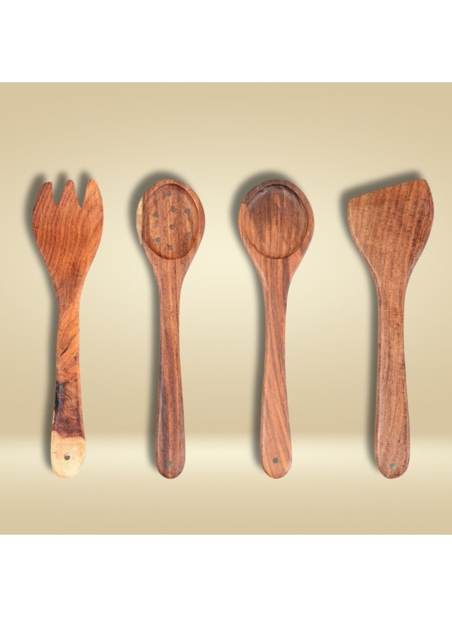 طقم توزيع خشب سرسوع طبيعي -  تقيل